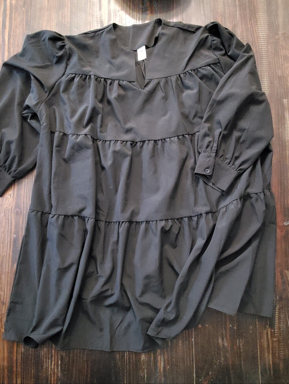 Black Mini Dress Baby Doll Plus Size 2x